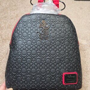 Loungefly Disney Mickey Mouse Debossed Silhouettes Mini Backpack - BL Exclusive